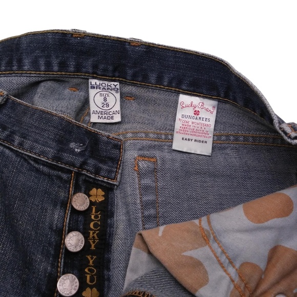 Luck Brand Jeans Easy Rider Dungarees - Picture 4 of 8